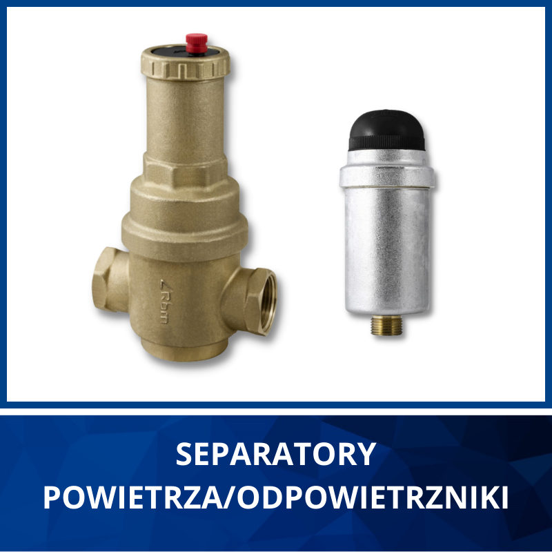 SEPARATORY POWIETRZA/ODPOWIETRZNIKI